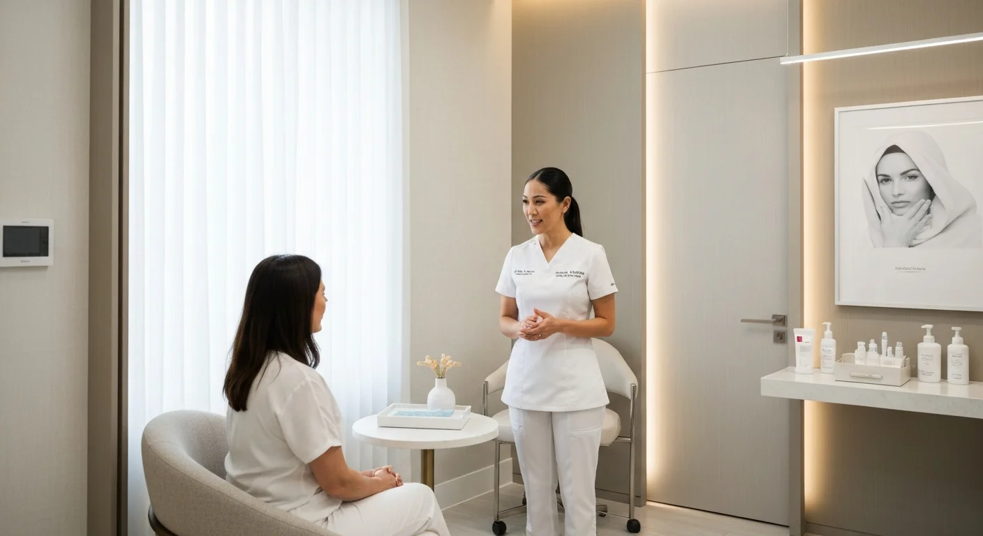 Nurse injector consultation session at a Miami med spa