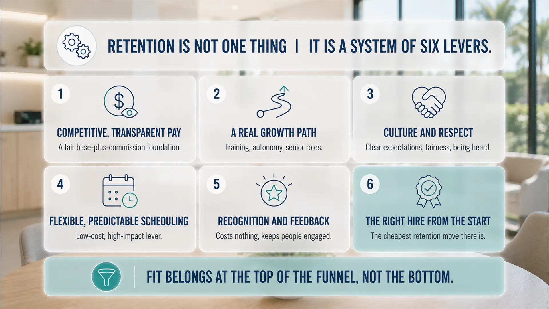 Enhance.work - Blog - how to reduce med spa turnover florida - the six levers of med spa retention, from transparent pay and a real growth path through to hiring the right fit from the start