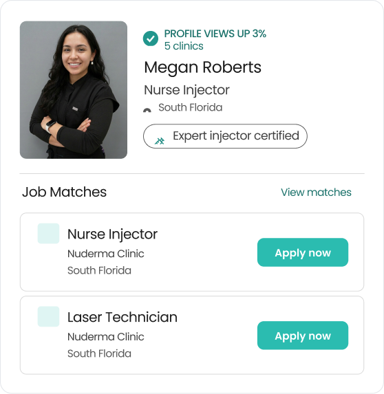 Profile creation mockup