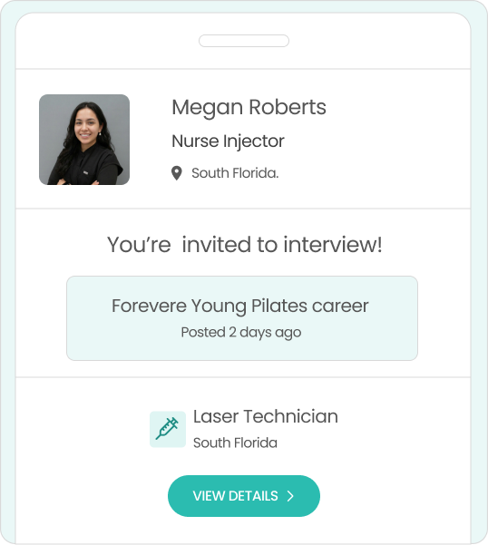 Career growth mockup