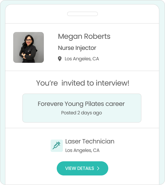 Career growth mockup